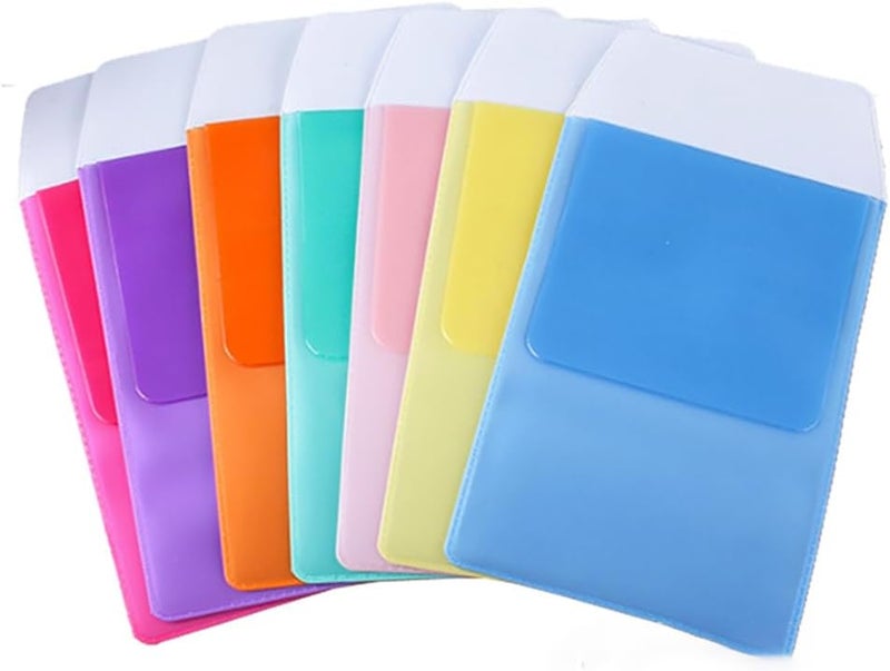LJJCSFF 10pcs Multicolor Pen Pocket Protector with Clip Flap for Men Shirt Lab Coat Pocket Pen Holder Officers Pocket Organizer - Image 1